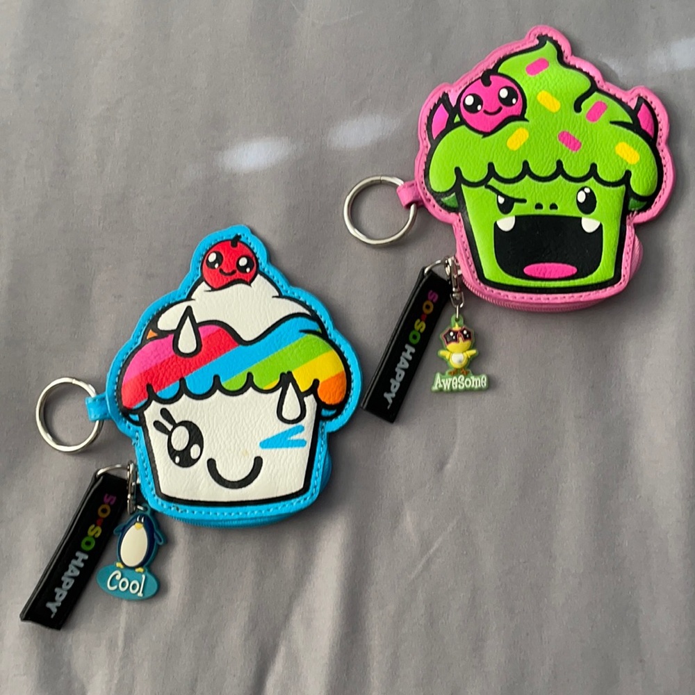 2 Loungefly so so happy coin pusrses